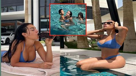 Georgina Rodriguez sube la temperatura con una galería de fotos en