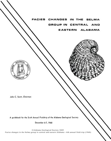 AAPG Datapages Archives Facies Changes In The Selma Group In Central