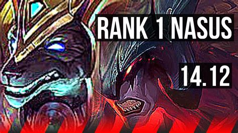 Nasus Vs Aatrox Top Rank 1 Nasus Vn Challenger 1412 Youtube