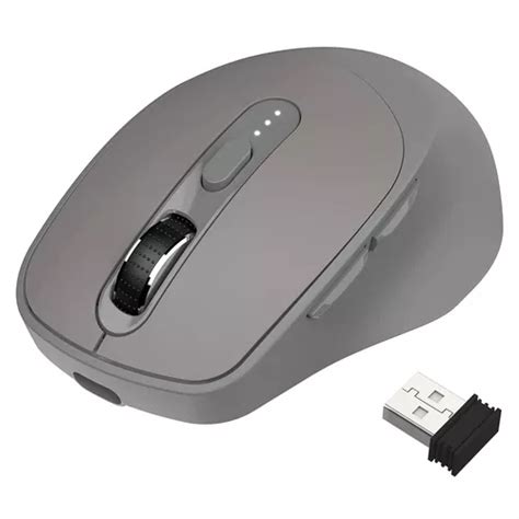 Mouse sem fio recarregável Free Wolf Inalámbrico X7 cinza escuro