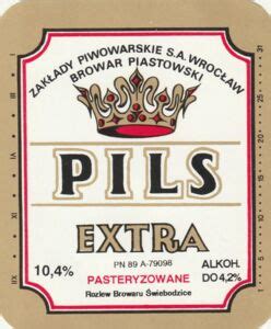 Drink Label Pils Extra Browar Wroclaw Polandcol Pl Beer