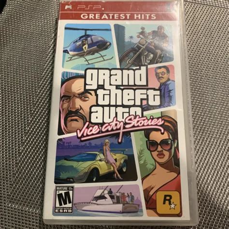 Grand Theft Auto Vice City Stories Sony Psp W Manual No Map