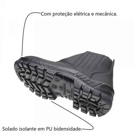 Botina de Segurança Microfibra Eletricista 70B19E BP Marluvas N 40