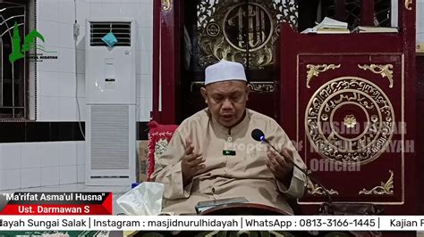 Live Ma Rifat Asma Ul Husna Kajian Rutin Ba Da Magrib Jum At Mei