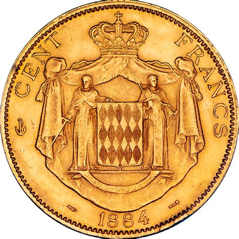 Monaco Francs Or Charles Iii Paris