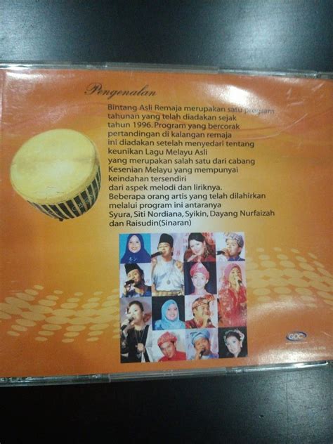 Cd Rtm Bintang Asli Remaja Kebangsaan Hobbies Toys Music