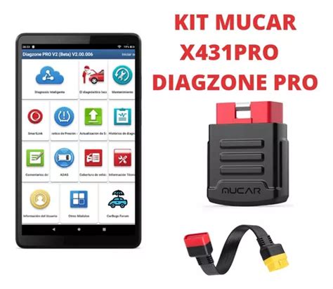 Kit Mucar X431 Pro Tablet Amazon 8 Funda Extension Obd2 Meses sin interés