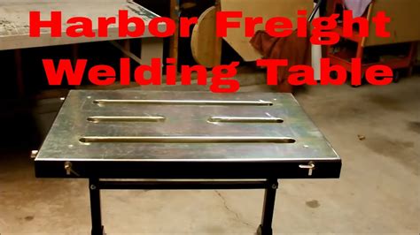 Harbor Freight Welding Table Youtube