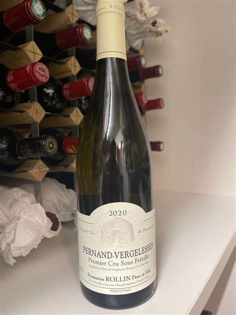 Domaine Rollin P Re Et Fils Pernand Vergelesses Er Cru Sous