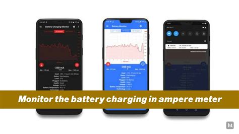 Monitor Battery Charging Ampere Meter Using the App