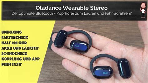 Oladance Wearable Stereo Der optimale Bluetooth Kopfhörer zum