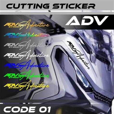 Cutting Sticker ADV 150 Stiker Lis Variasi Motor Honda ADV 150 Street