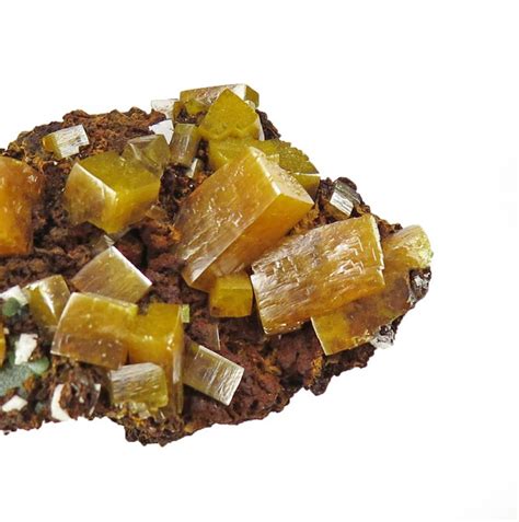 Pseudocubic Wulfenite Mimetite Calcite 2008 Find San Juan