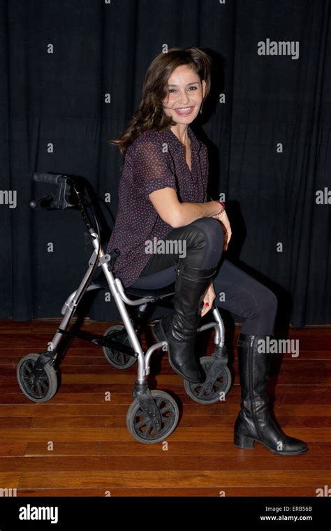 Actress Blanca Marsillach At The Latina Theater In Madrid Featuring