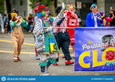 Portland Grand Floral Parade 2022 Editorial Stock Image Image Of