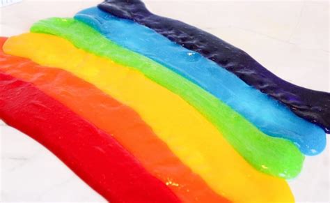 Rainbow Slime for Colorful Play - DIY Candy