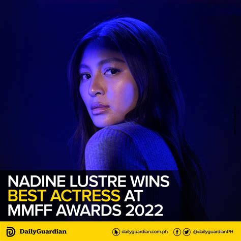 Daily Guardian On Twitter Nadine Lustre Won The Award For Best