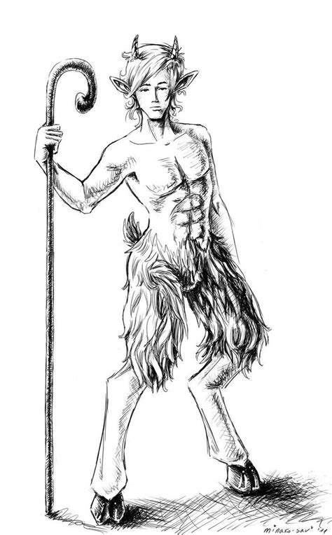 Satyr By Minako Sav On Deviantart Satyr Characters Inspiration