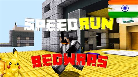 Minecraft Bedwars Speedrun On Pika No Long Cut Clips Youtube