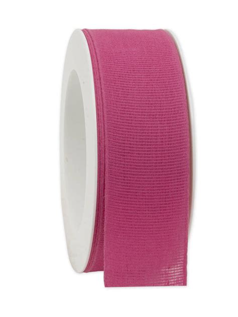 Taftband Aus Baumwolle Pink Mm Breit G Nstig Kaufen Eco B Nder