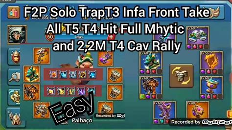 F P Solo Trap T Infa Vs Full Mhytic T Cav And Full Rally T Cav Easy