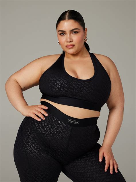 Lineup Low Impact Sports Bra In Black Savage X Fenty