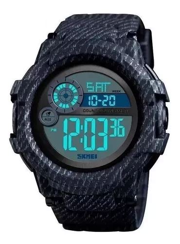 Reloj Skmei Digital Para Hombre Negro Y Gris Mercadolibre