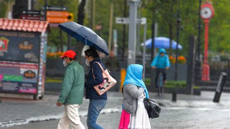 Clima hoy en México Pronostican lluvias muy fuertes a puntuales