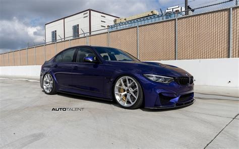 Bmw M3 F80 Blue Bbs Fi R Wheel Front