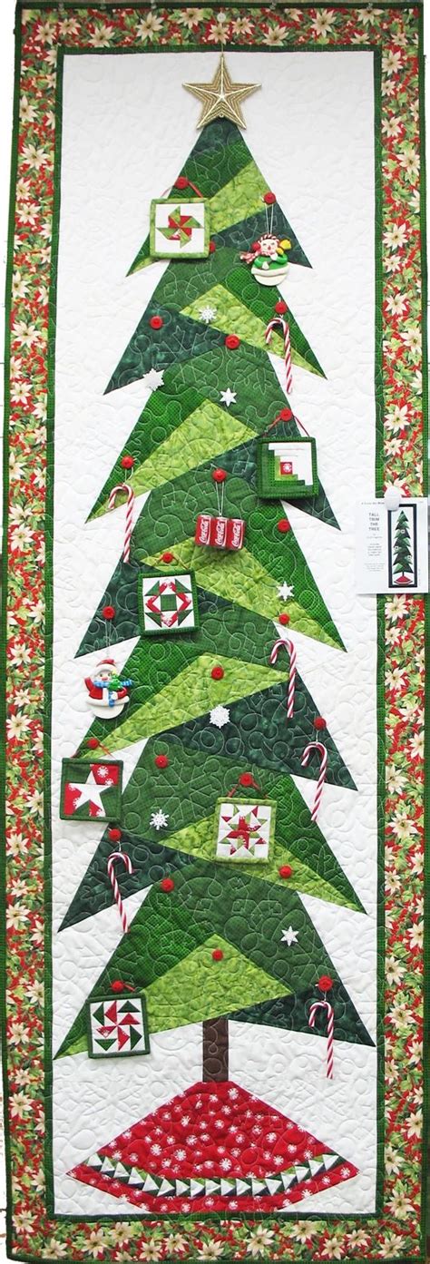 Tall Trim The Tree Pattern In 2020 Tree Quilt Tree Quilt Pattern