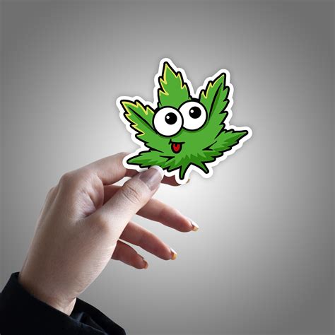 Cute Weed Sticker