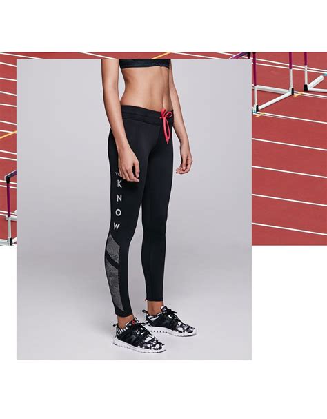 Sport Leggings You Know Your Limits Sport Start Moving Bershka