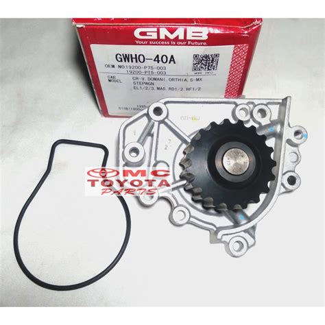 Jual Water Pump Pompa Air Honda Crv Old GMB GWHO 40A Shopee Indonesia