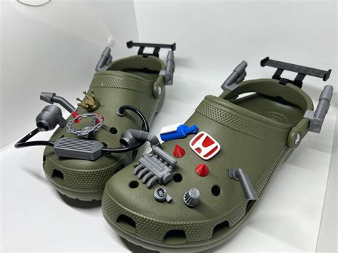 Crocs X Treme Tuning Kit Etsyn S Fastest Crocs Honda Jibbitz Crocs