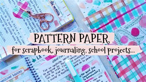 How To Make Pattern Paper At Home Creative Ways To Fill Your Notebooks