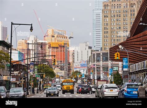 At The Corner Of Flatbush And Atlantic Ave Downtown Brooklyn Ny Usa