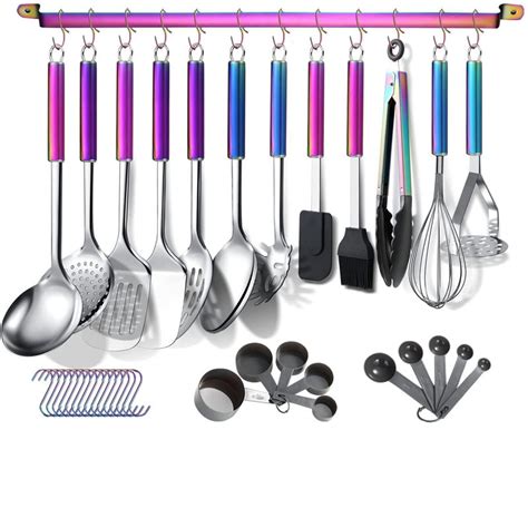 Ruya Company 38 Piece Stainless Steel Cooking Utensil Set Wayfair