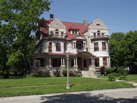 Clark E Carr Home 560 N Prairie Galesburg Il House Built Old