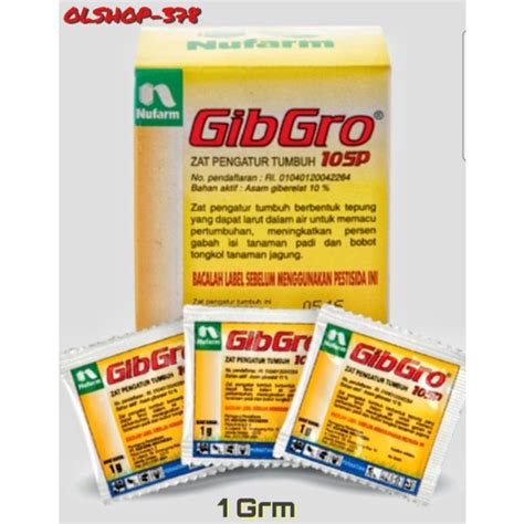 Jual Gibgro Sp Zat Pengatur Tumbuh Zpt Gram Shopee Indonesia