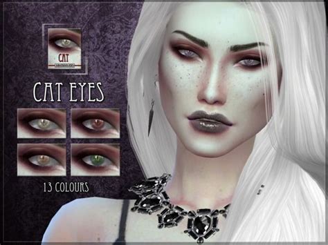 Remussirion S Cat Eyes In Sims Body Mods Cat Eye Body Mods