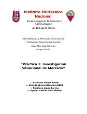 S1 A2 Trabajo en Equipo docx Instituto Politécnico Nacional Escuela