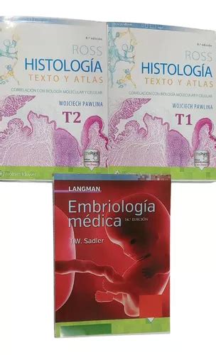 Pack Ross Histología Y Langman Embriologia Envío gratis