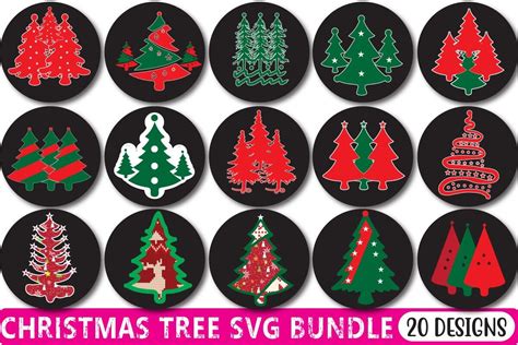 Christmas Tree SVG Bundle Bundle Creative Fabrica