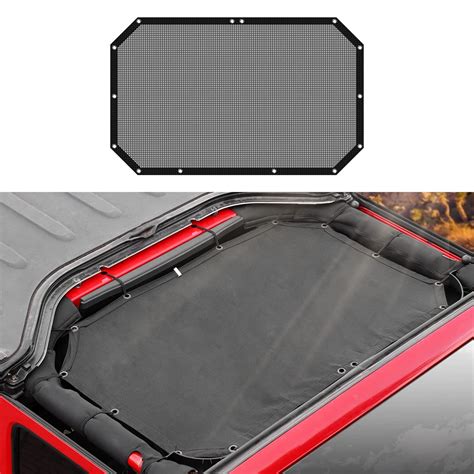 Amazon Jimen Front Mesh Sunshade Bikini Top Sun Shade For Jeep Wrangler Jk