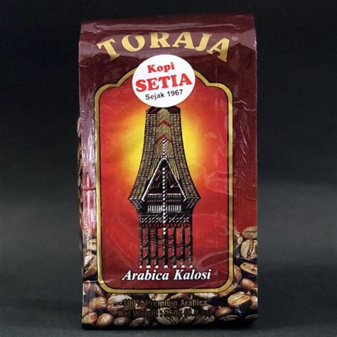 Jual KOPI SETIA TORAJA ARABICA KALOSI PREMIUM 250gr Shopee Indonesia