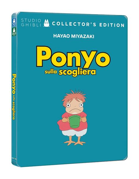 Ponyo Sulla Scogliera Steelbook Blu Ray Italia Blu Ray