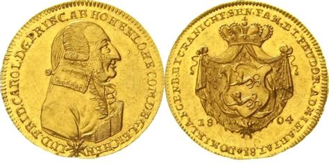 Ducat Louis Fr D Ric Charles Comt De Hohenlohe Neuenstein