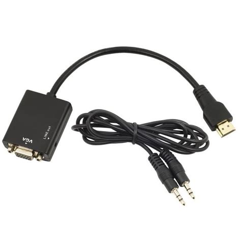 C Ble Hdmi M Le Vers Vga Femelle Vid O Adaptateur Convertisseur P