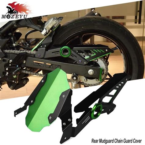 Motorcycle Ninja 250 400 Rear Fender Chain Guard Cover Mudguard For