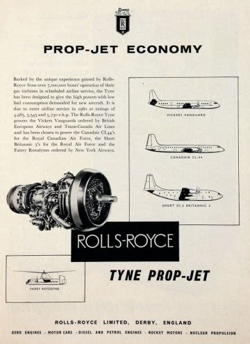 Rolls-Royce Engines: Tyne - Graces Guide